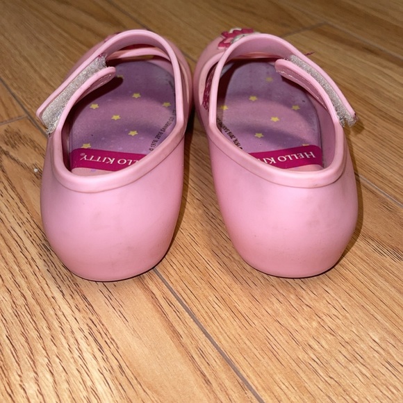 Good used Size 10 Grendene Hello Kitty Fairy/Star Peep Toe Flat - Picture 3 of 12